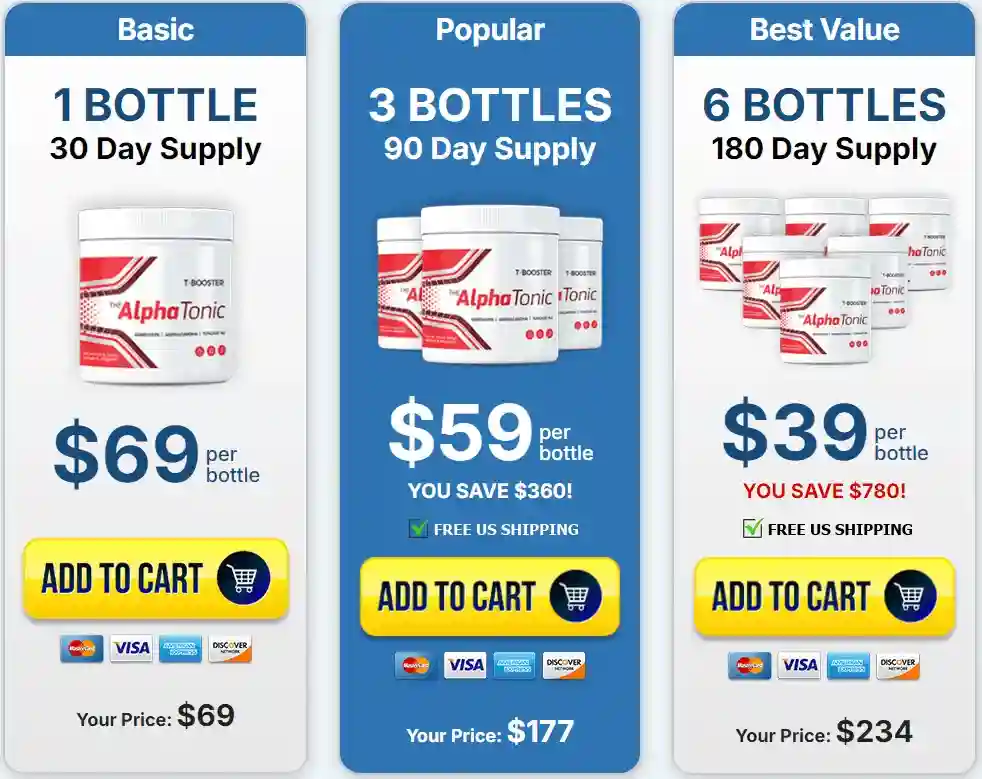 alpha tonic price